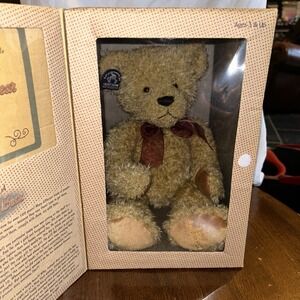 2002 Applause 100th Anniversary Teddy Bear w/ Original Box Limited‎ Edition